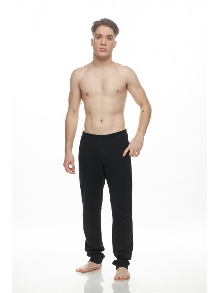 GALAXY - Ανδρικό Παντελόνι Πιτζάμας μπασκες στα πόδια #781 Μαύρο