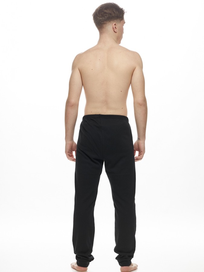 GALAXY - Ανδρικό Παντελόνι Πιτζάμας μπασκες στα πόδια #781 Μαύρο