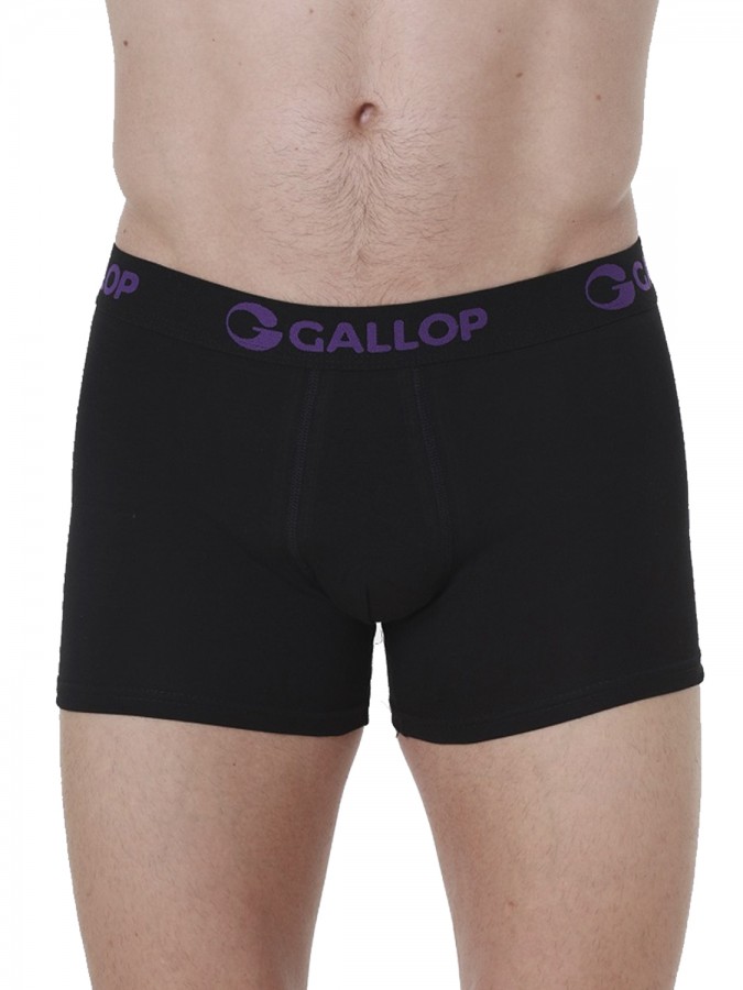 GALLOP Ανδρικό Boxer 2 Pack #G982-02 Μαύρο-Μαύρο