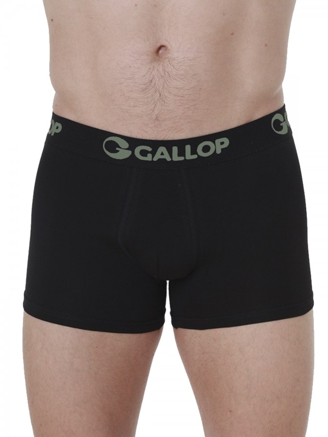 GALLOP Ανδρικό Boxer 2 Pack #G982-09 Μαύρο-Μπλε