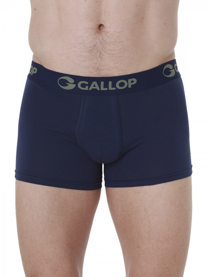 GALLOP Ανδρικό Boxer 2 Pack #G982-09 Μαύρο-Μπλε