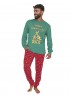 MUYDEMI Ανδρική Πιτζάμα Χειμωνιάτικη XMAS #MUY573073 Πράσινο