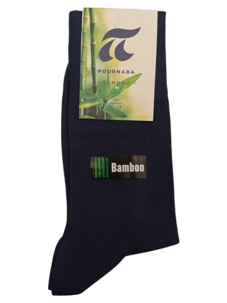 POURNARA Ανδρικές Κάλτσες Bamboo #148-88 Μπλε Ραφ