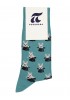 POURNARA Γυναικείες Κάλτσες Design #3011-2 Τυρκουάζ