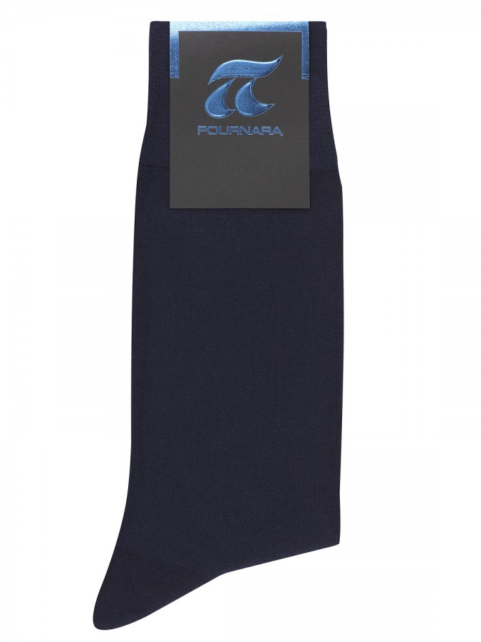 POURNARA Ανδρικές Κάλτσες Βαμβάκι & Lycra #212-15Α Μπλε