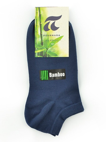 POURNARA Κάλτσες Κοφτές Bamboo #248-88 Μπλε Ραφ