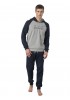 Vamp - Ανδρική Χειμερινή Πιτζάμα/ Φόρμα 17679 GRAY MELANGE