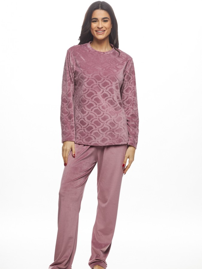 GALAXY - Γυναικεία Χειμερινή Πυτζάμα Βελουτε #843 Σάπιο Μήλο GALAXY - Γυναικεία Χειμερινή Πυτζάμα Βελουτε #843 Σάπιο Μήλο