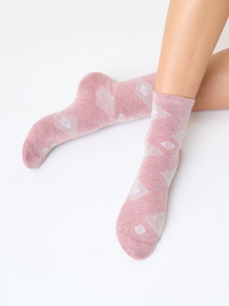 SISI Γυναικείες Κάλτσες BRITISH #1747 Ροζ