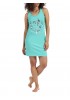 MELISSA BROWN Γυναικείο Νυχτικό Με Λεπτή Τιράντα #COPA Τυρκουάζ