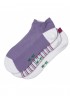 MEWE Γυναικείες Κάλτσες Κοφτές με σχέδιο 3ΤΕΜ - 1-0844 Μωβ