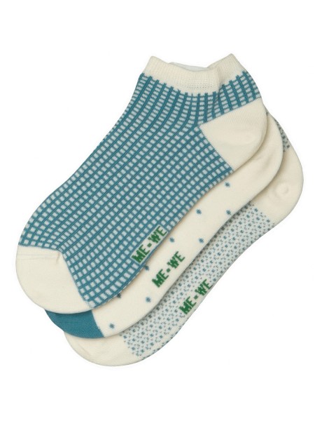 MEWE Γυναικείες Κάλτσες Κοφτές με σχέδιο 3ΤΕΜ - 1-0844 Πετρόλ MEWE Γυναικείες Κάλτσες Κοφτές με σχέδιο 3ΤΕΜ - 1-0844 Πετρόλ