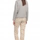 Vamp - Γυναικεία Χειμερινή Πυτζάμα Βαμβακερή 15383 Γκρι