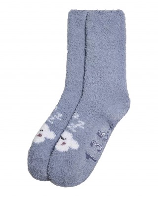 YSABEL MORA Κάλτσες Soft Χνουδωτές Αντιολισθιτικές #12893 Γαλάζιο