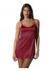 LUNA Prestige Γυναικείο Νυχτικό Σατέν Amaranth #80200 Μπορντό