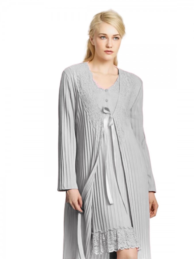 ΓΙΩΤΑ - Γυναικεία Ρόμπα - 1605 Γκρι