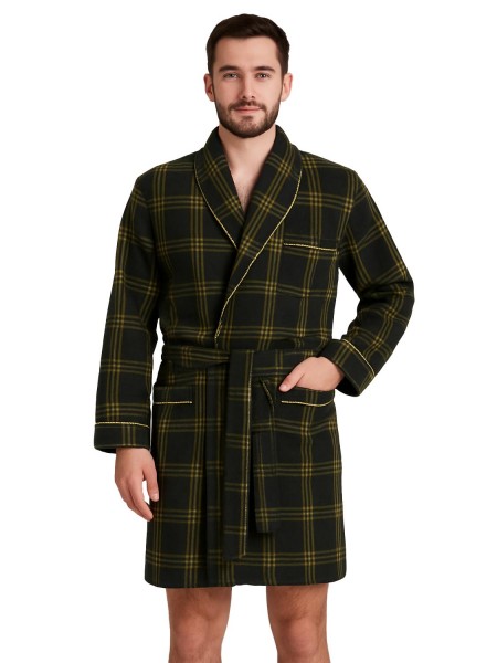 Ανδρική Ρόμπα Fleece #55654 Πράσινο