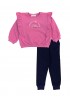 ACTION Παιδικό Σετ Μπλούζα με Κολάν για Κορίτσι 1-6 ετών - 0020 Λιλά