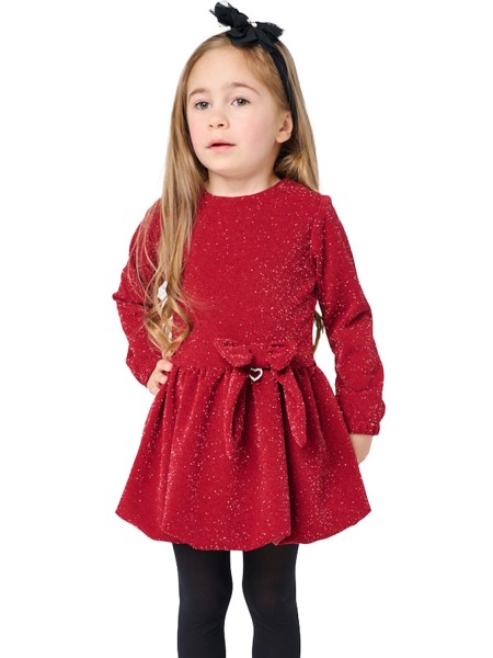 BABYLON Παιδικό Φόρεμα για Κορίτσι 1-6 ετών - 12526542 Κόκκινο BABYLON Παιδικό Φόρεμα για Κορίτσι 1-6 ετών - 12526542 Κόκκινο