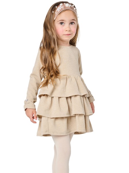 BABYLON Παιδικό Φόρεμα για Κορίτσι 1-6 ετών - 12526544 Μπεζ BABYLON Παιδικό Φόρεμα για Κορίτσι 1-6 ετών - 12526544 Μπεζ