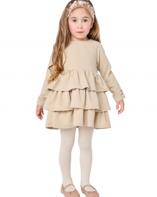BABYLON Παιδικό Φόρεμα για Κορίτσι 1-6 ετών - 12526544 Μπεζ