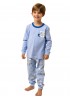 HAPPY FAMILY Bebe Πυτζάμα Χειμωνιάτικη για αγόρι 1-5 ετών #954 Σχιελ