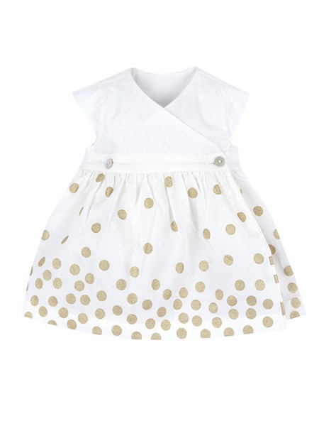 CHICCO Βρεφικό Φόρεμα διπλής όψεως για Κορίτσια 3 - 24 μηνών #239752 Λευκό