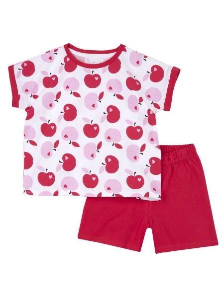 CHICCO Παιδική Πιτζάμα για Κορίτσια (0 - 6 ετών) # 354210 Κόκκινο