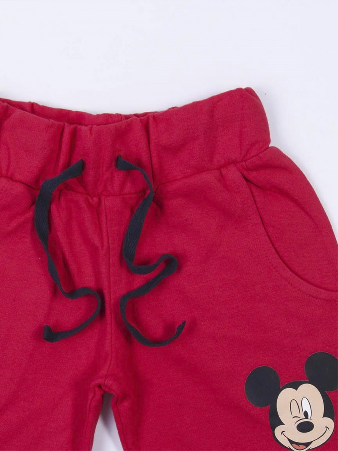 CERDA Παιδικό Σετ Κοντομάνικο Με Βερμούδα για αγόρια Mickey Mouse #9236 Γκρι