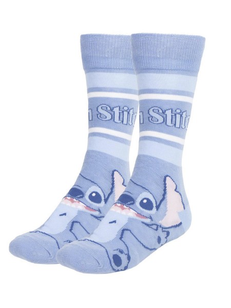 CERDA Kάλτσες ψηλές με σχέδιο 3 Τεμάχια σε κουτί Stitch #2449 multi