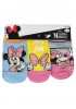 DISNEY Kάλτσες Κοντές για κορίτσι σετ 3 ζεύγη Minnie Mouse #38132 Ροζ