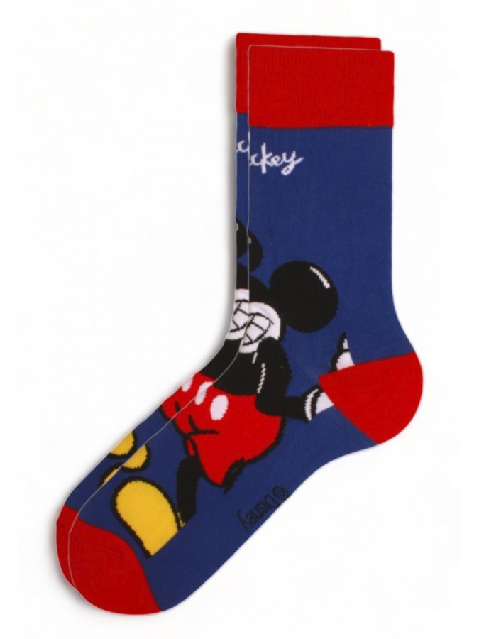 DISNEY Kάλτσες ψηλές με σχέδια σετ 4 ζεύγη #MC22194 Mickey Mouse