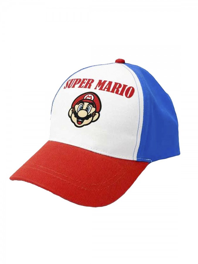 DISNEY Παιδικό Καπέλο για αγόρια Super Mario #56060642 Λευκό