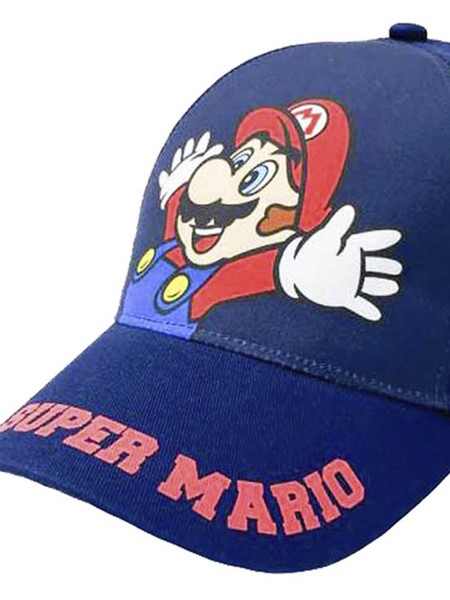 DISNEY Παιδικό Καπέλο για αγόρια Super Mario #56060642 Μπλε