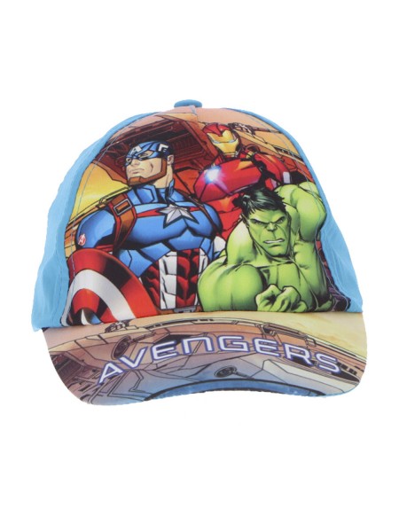 DISNEY Παιδικό Καπέλο για αγόρια Avengers #AVE23-0289 Γαλάζιο
