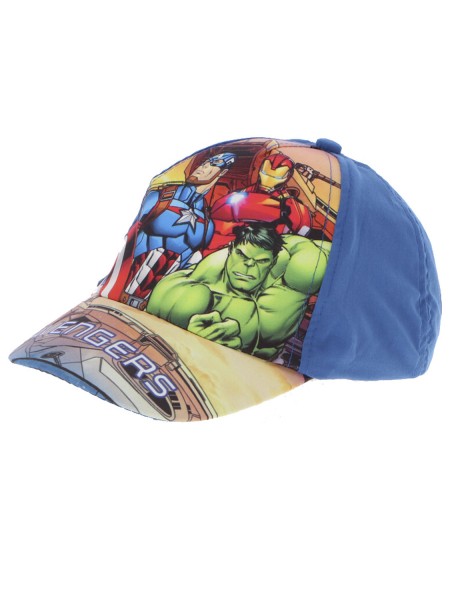 DISNEY Παιδικό Καπέλο για αγόρια Avengers #AVE23-0289 Μπλε