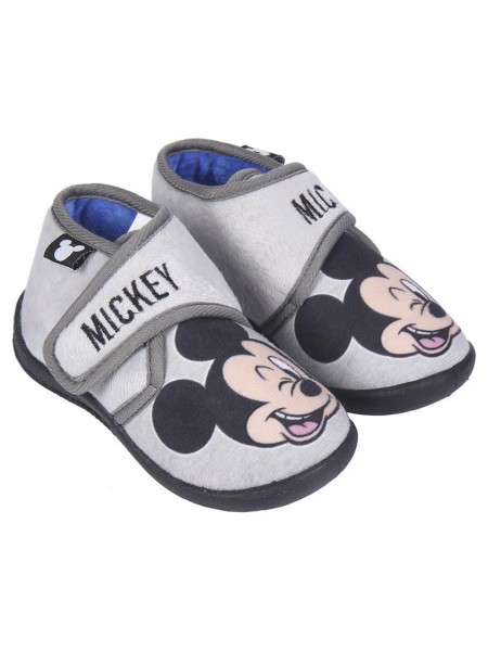 CERDA Παιδικές Παντόφλες Κλειστές για αγόρι Mickey #5447 Γκρι