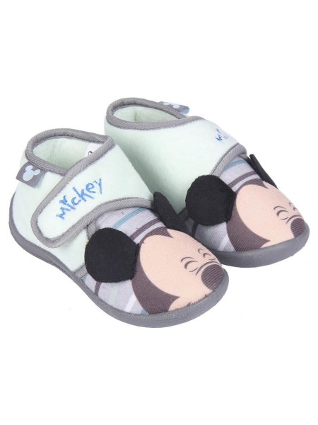 CERDA Παιδικές Παντόφλες Κλειστές για αγόρι Mickey #5458 Γκρι