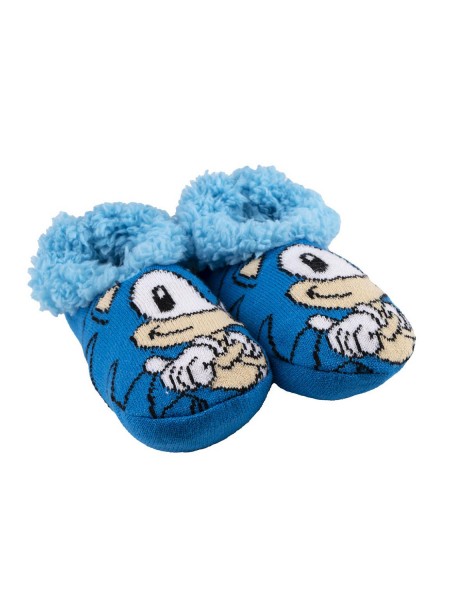CERDA Παιδικές Παντόφλες μαλακές για αγόρι Sonic #6194 Μπλε