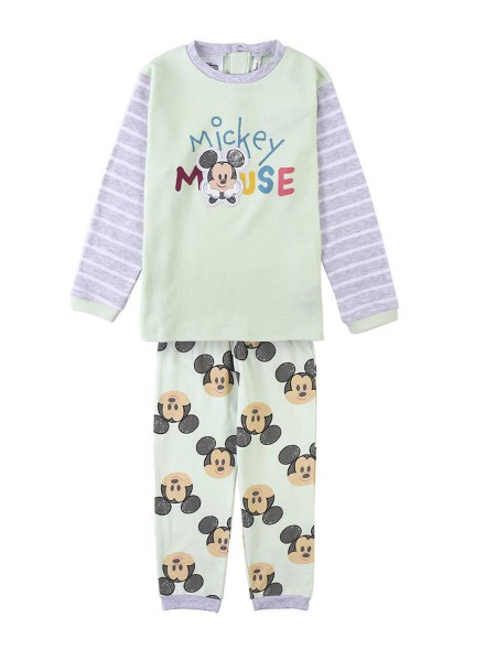 CERDA Παιδική Πυτζάμα Χειμωνιάτικη για αγόρι 12-36 μηνών Mickey #0138 Βεραμάν
