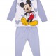 CERDA Παιδική Πυτζάμα Χειμωνιάτικη για αγόρι 12-36 μηνών Mickey #0757 Σιελ