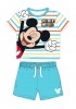 DISNEY Βρεφικό Σετ Κοντομάνικο Με Βερμούδα για αγόρια 3-18 μηνών Mickey Mouse #45586 Γαλάζιο