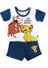 DISNEY Βρεφικό Σετ Κοντομάνικο Με Βερμούδα για αγόρια 3-18 μηνών Lion King #45616 Μπλε