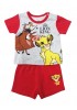 DISNEY Βρεφικό Σετ Κοντομάνικο Με Βερμούδα για αγόρια 3-18 μηνών Lion King #45616 Κόκκινο