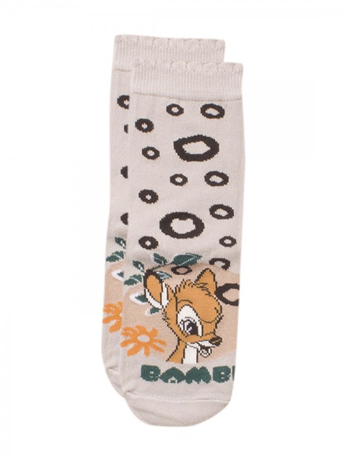 DISNEY Kάλτσες μακριές για κορίτσι σετ 3 ζεύγη #Bambi
