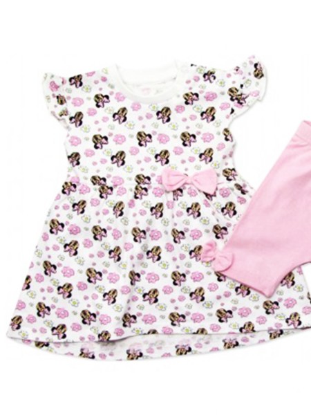 DISNEY Βρεφικό Σετ για Κορίτσια 3-18 μηνών Minnie Mouse #61022 Ροζ