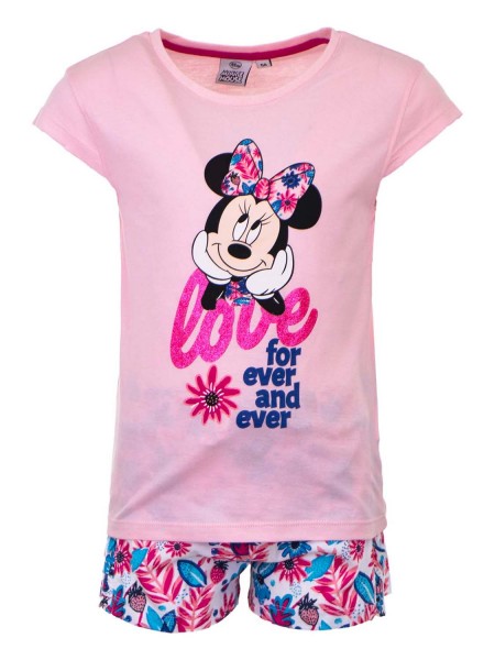 DISNEY Παιδικό Σετ για Κορίτσια 3-8 ετών Minnie Mouse #1098 Ροζ