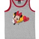 DISNEY Παιδικό Φανελάκι Xωρίς Μανίκι με Σχέδιο για Κορίτσι 2ΤΕΜ Minnie Mouse #1004183 Λευκό/ Γκρι