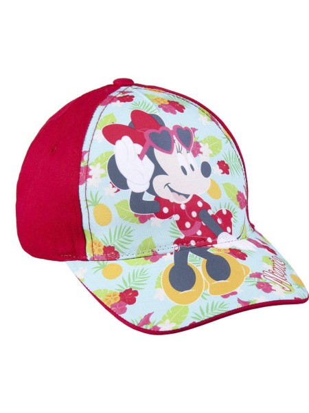 DISNEY Παιδικό Καπέλο με γυαλιά ηλίου για κορίτσια Minnie Mouse #9417 Κόκκινο