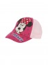 DISNEY Παιδικό Καπέλο για κορίτσια Minnie Mouse I love Mickey #23-0155 Ροζ/ Φουξ